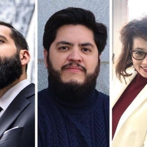 Josh Lawrence, Enrique Marquez, and Tina Qu