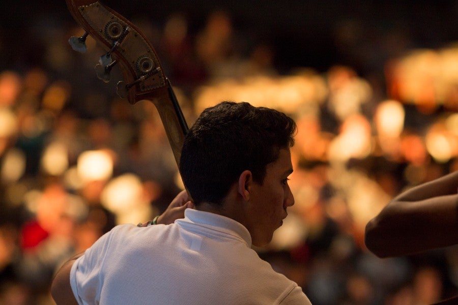 double bassist at interlochen arts camp