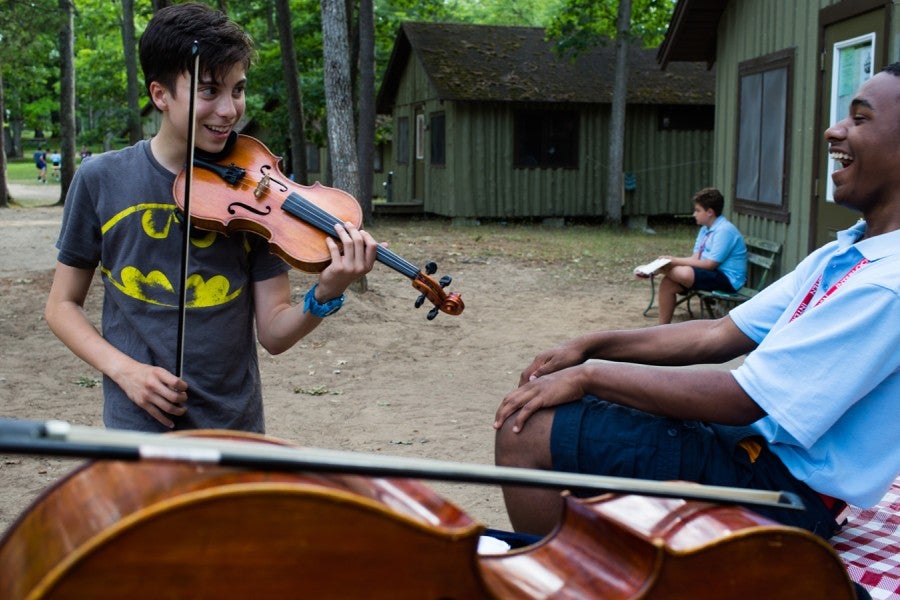 Interlochen Arts Camp students