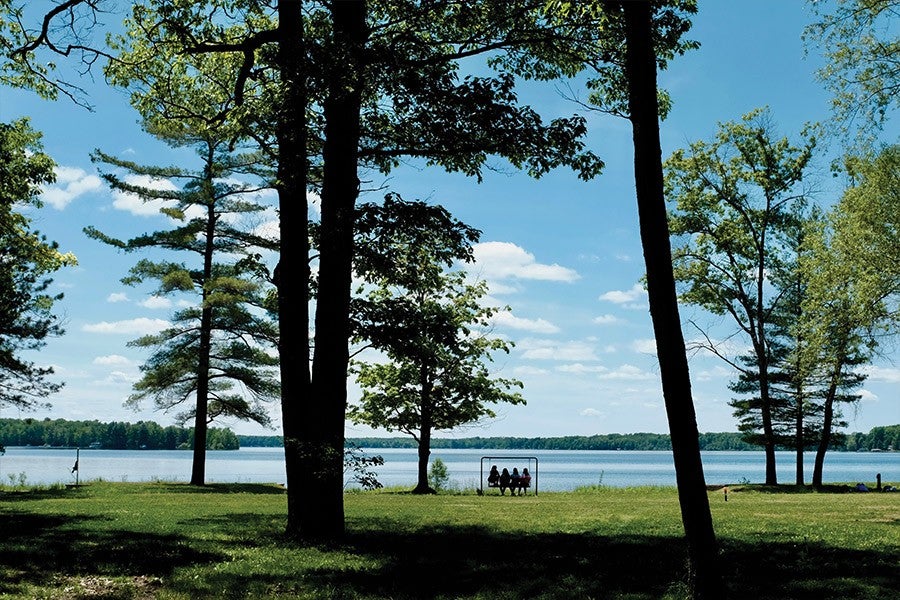 green lake at interlochen arts camp