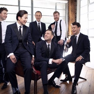 The current King's Singers in 2021