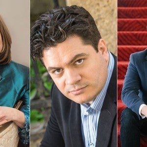 JoAnn Falletta, Cristian Măcelaru, and Christian Reif