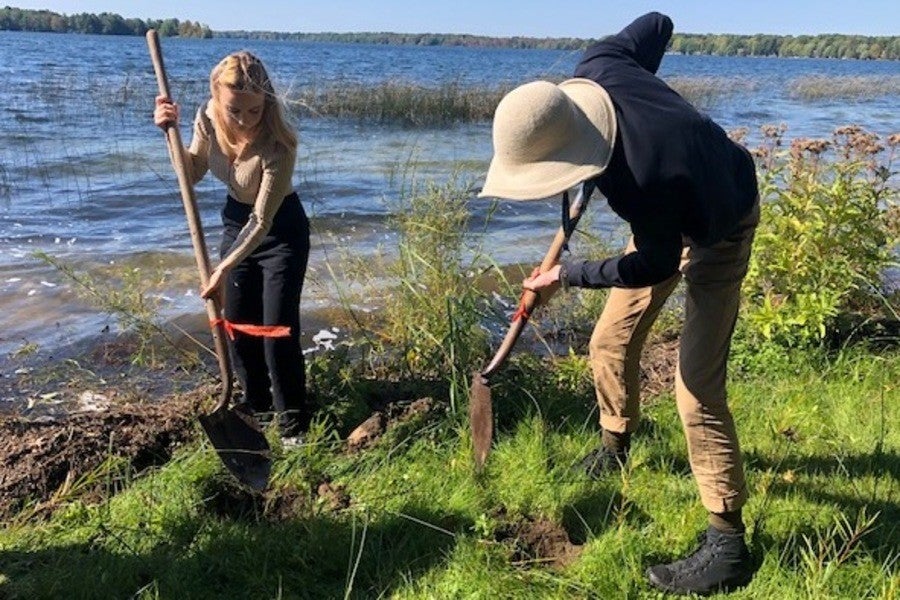 Lakeshore restoration at Interlochen Center for the Arts