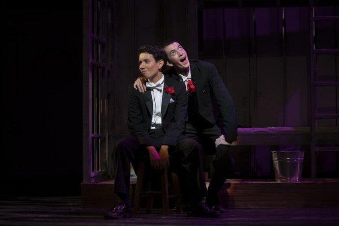 Anything Goes photo call during Interlochen Arts Camp