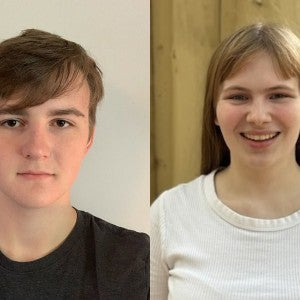 Aidan Halat and Leila Topi