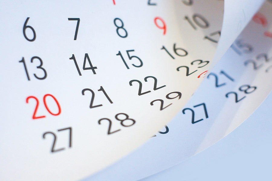 calendar stock image