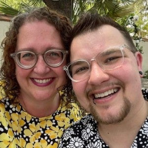 Christ Largent and his wife, Jamie Davila