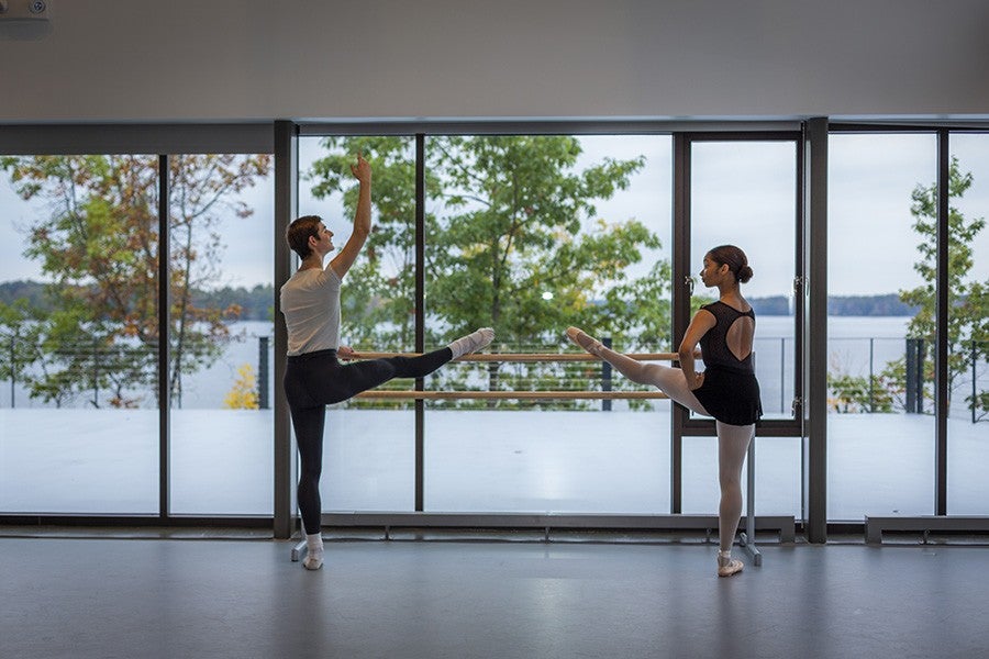 Students in the Dance Center