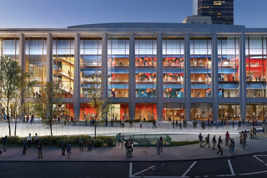 David Geffen Hall - Exterior Rendering - The Gothamist