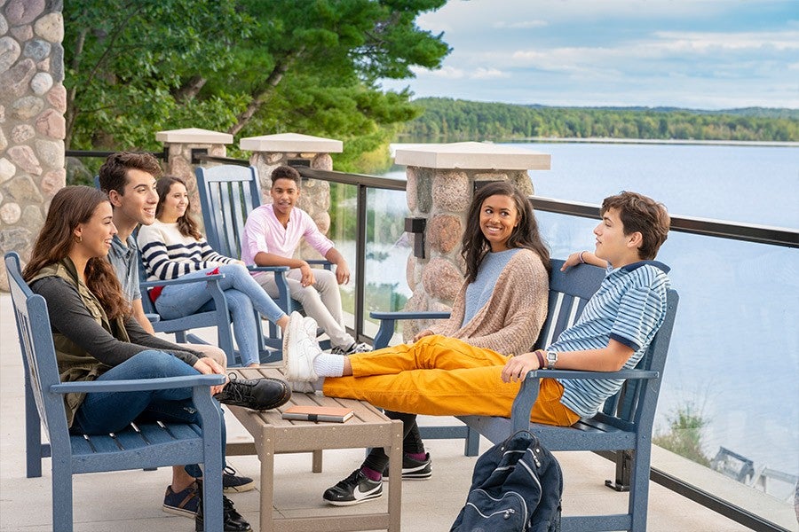 students on dotties deck interlochen center for the arts