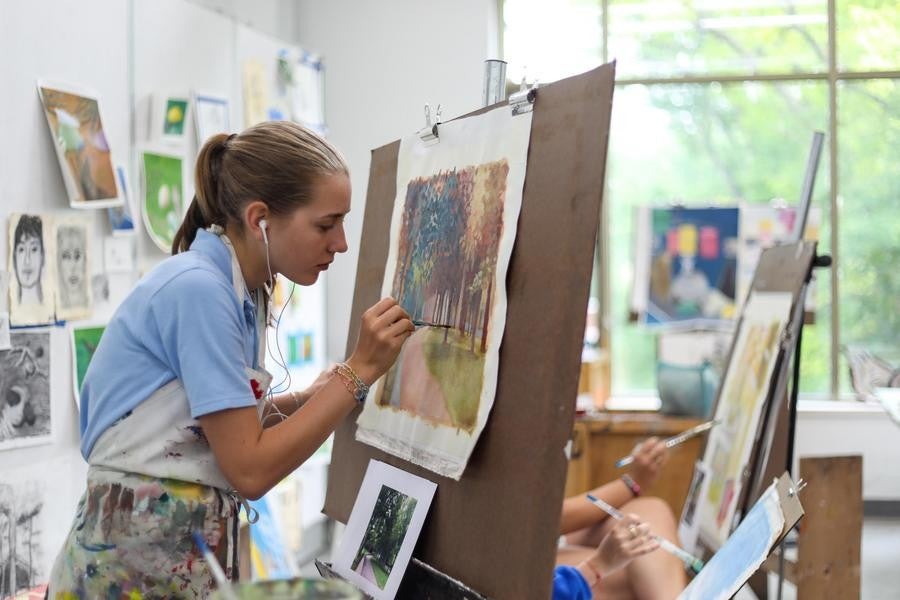 Interlochen Arts Camp Visual Arts student