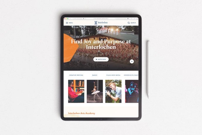 Interlochen Center for the Arts website launch