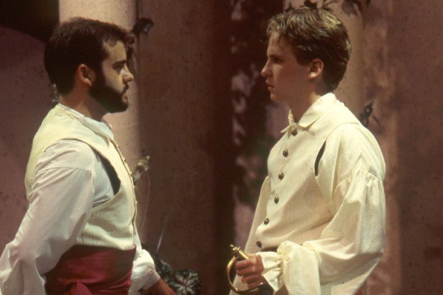 Ryan Spahn in a production at Interlochen Arts Academy