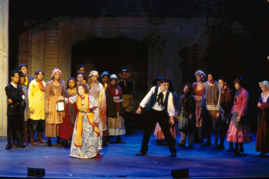 Josh Groban in Interlochen's production of "Sweeney Todd"
