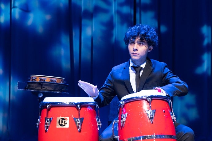 Julian Jimenez-Pardo performs at the 2023 production of Sounds of the Season