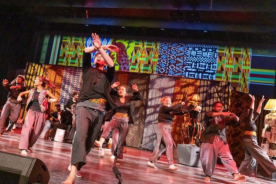 Arts Academy students perform MUKTI at David Geffen Hall.