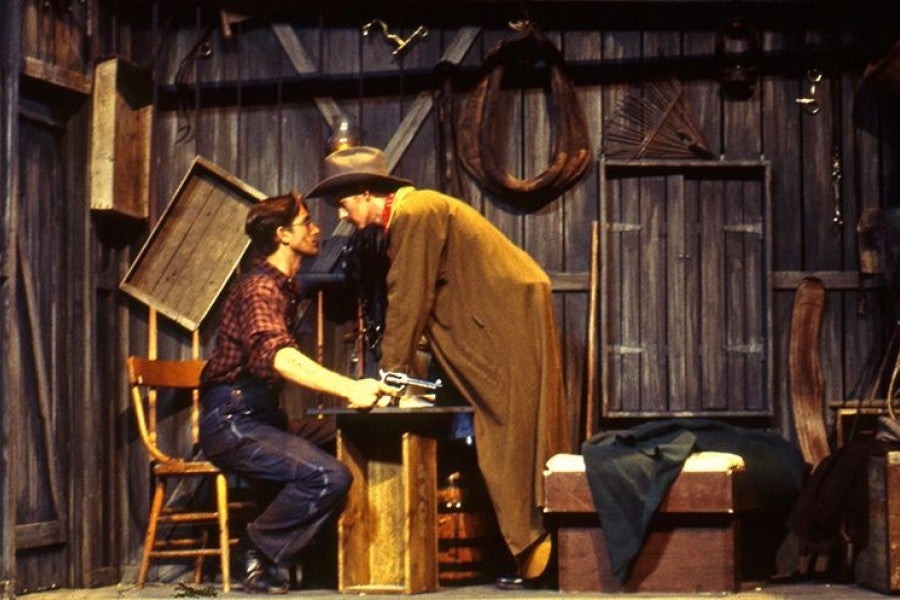 Rob Rokicki and Mark Ledbetter in Oklahoma!