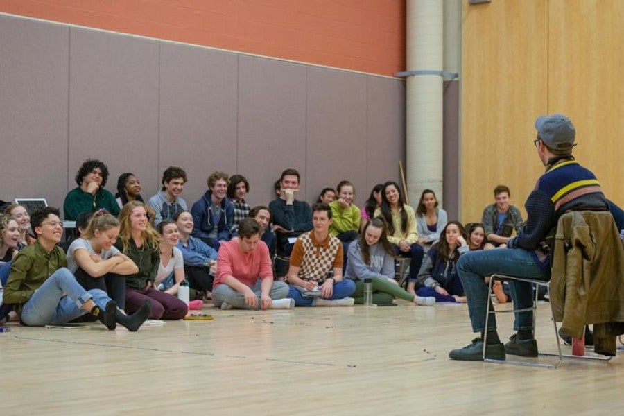 Ryan Spahn and Michael Urie teach a master class at Interlochen