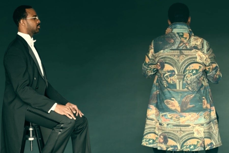 A still photo of Titus Underwood's short film "A Tale of Two Tails"