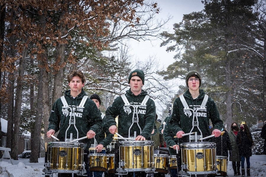 Winterlochen 2022 drum line
